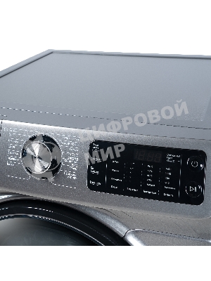 Стиральная машина Бирюса WM-SBM1014/15 M Металлик, загрузка фронтальная 10 кг, 1400 об/мин, класс А+++