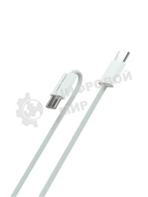 Кабель MORE CHOICE (4620202550378) K75a USB 3.0A PD 60W для Type-C Type-C нейлон 2м белый