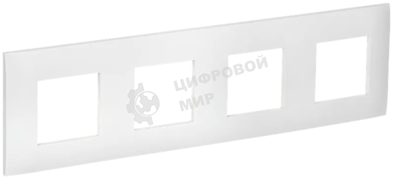 Рамка 4-м SKANDY SK-F04W арктич. бел. IEK SK-M42-K01