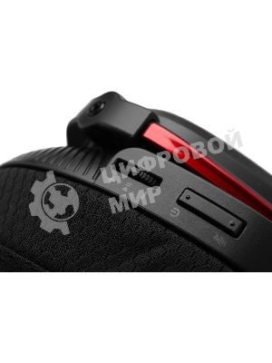 Гарнитура Bloody MR720 чёрный, беспроводная + проводная, радиоканал/Bluetooth/mini jack 3.5 мм, до 44 ч, подсветка