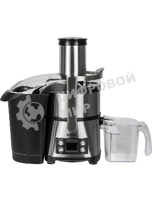 Кухонный комбайн Kitfort KT-1395 800Вт серебристый/черный