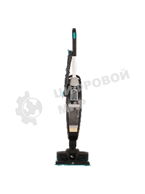 Пылесос вертикальный паровой Kitfort КТ-535-1 черный, питание от сети, 1600 Вт, уборка влажная/паром/сухая, пылесборник 1 л