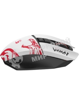 Мышь беспроводная A4Tech Bloody R36 Ultra черный/белый/красный, 12000dpi, USB, радиоканал, кнопки - 7