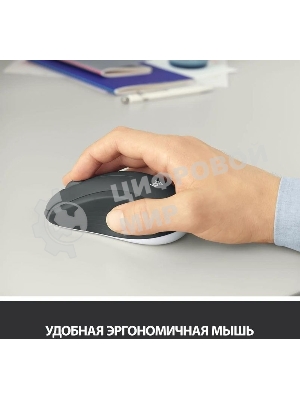 Комплект клавиатура+мышь беспроводной LOGITECH MK540 Advanced black (USB, 1000dpi) (920-008686)