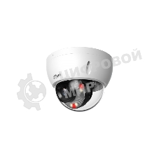 Уличная купольная IP-видеокамера Dahua DH-IPC-HDBW2449EP-S-IL-0280B Smart Dual Light с ИИ 4Мп, 1/2.9” CMOS, объектив 2.8мм, видеоаналитика, ИК до 30м, LED до 30м, IP67, корпус: металл