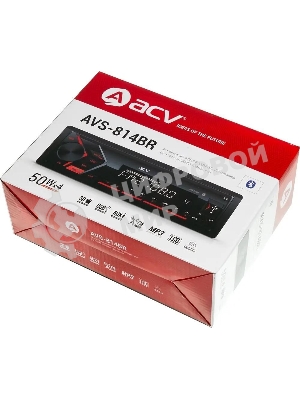 Автомагнитола ACV AVS-814BR 1DIN 4x50Вт