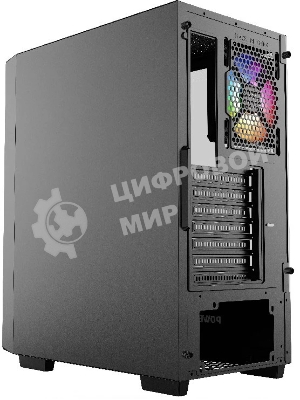 Компьютерный корпус Powercase Mistral AY4B ARGb, Tempered Glass, 4x 120мм ARGb Fans, черный, ATX (CMAYB-A4)