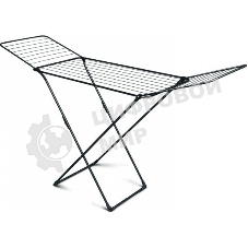 Сушилка для белья НИКА СБ2/Ч черная напольная складная 20 м (197х53х111)