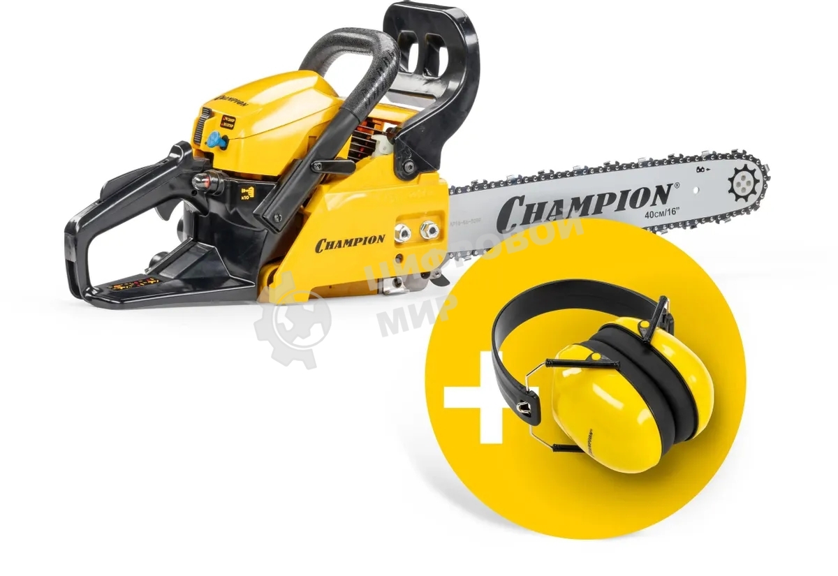 Цепная пила Champion PN237-16 1.5Вт 2л.с. дл.шины:16