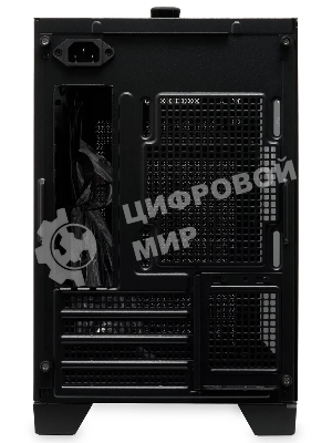 Компьютерный корпус без блока питания Case HSPD M211, Mesh Mini-tower, Black, TG, 0.7 SPCC, no fans,mATX, mITX, 175/330/150мм, 2x2.5