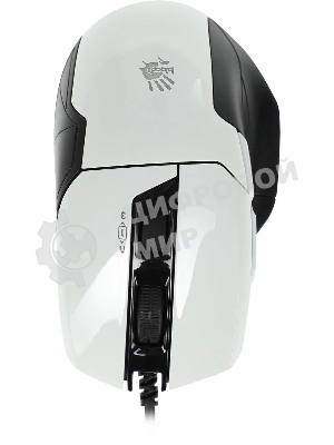 Мышь проводная A4Tech Bloody W70 Max белый, 10000 dpi, USB, кнопки - 9