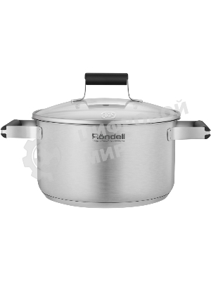 Кастрюля Rondell Bayoneta RDS-1807 3.1 л. d=20 см (с крышкой) стальной