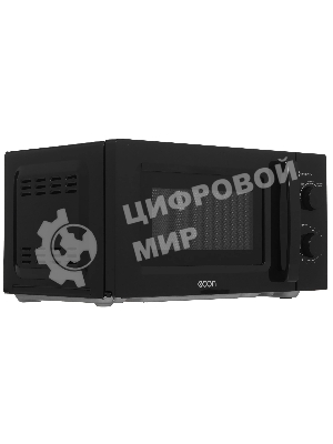 Микроволновая печь ECON ECO-2040M черный, 20 л, 700 Вт, переключатели - поворотный механизм