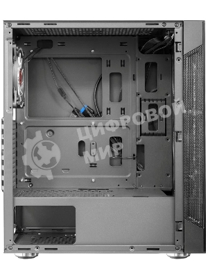 Компьютерный корпус Ginzzu CL280 FAN 12CM RGb*4 USB3.0 Window