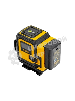 Лазерный уровень мультипризменный Denzel DLV-360-3C, 30 м, зеленый луч, Li-Ion 2,4 Aч, кейс