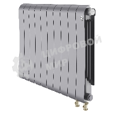 Радиатор Royal Thermo Infinity 500 Silver Satin VR80 - 10 секц.