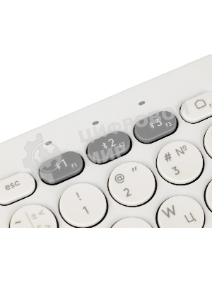 Клавиатура беспроводная Logitech K380, Bluetooth, белый