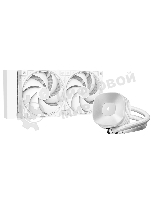 Система водяного охлаждения Deepcool LE240 V2 Pure Soc-AM5/AM4/1200/1700/1851 белый 4-pin 28.2-31.6dB Al 220W 1266gr Ret (R-LE240PURE-WHLNMD-G-1)