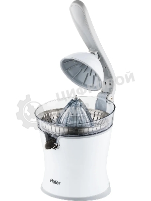 Соковыжималка Haier HJ-700 белый, цитрусовая, 100 Вт, 700 мл, механическое