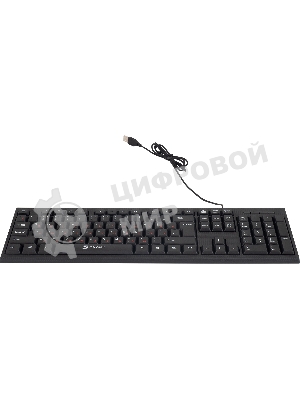 Комплект клавиатура+мышь Oklick 630M проводной, USB, 1600 DPI, чёрный