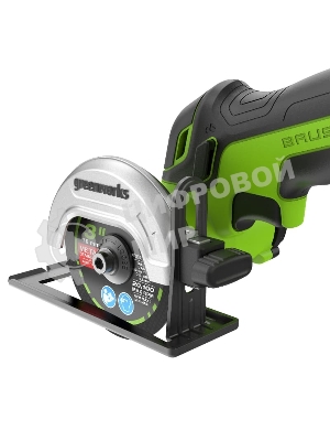 Угловая шлифовальная машина аккумуляторная GreenWorks GD24UCS, 24V, без АКБ и ЗУ (3402007)