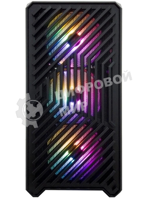 Компьютерный корпус 1STPLAYER TRILOBITE T5 черный mATX, TG 4x120мм LED fans inc. T5-BK-4F1