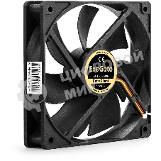 Вентилятор для корпуса ExeGate ExtraSilent ES12025H3P черный, 120 мм, 1450 об/мин, 24 дБ, 3 pin