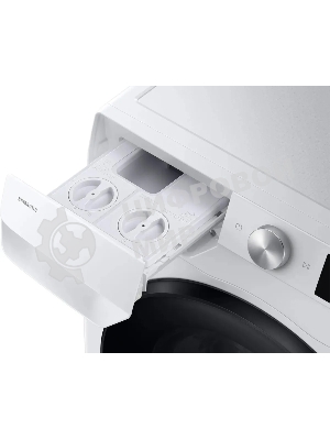 Стирально-сушильная машина Samsung WD11DG6B85BELP белый, загрузка фронтальная 11 кг, 1400 об/мин, класс: A