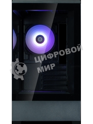 Компьютерный корпус ZALMAN P30 V2, MATX, черный, WINDOW, 2x3.5