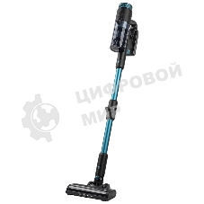 Пылесос вертикальный Leonord LE-1405 BLDC черный/голубой, питание от аккумулятора, 450 Вт, уборка сухая, пылесборник 0.5 л