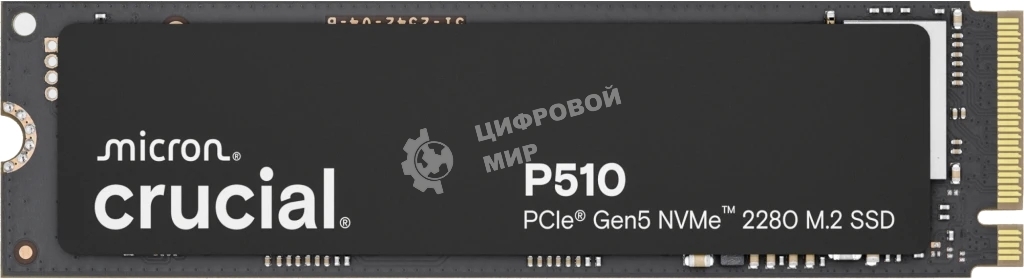 Накопитель SSD Crucial P510 1Tb PCIe Gen5 NVMe M.2 SSD CT1000P510SSD8