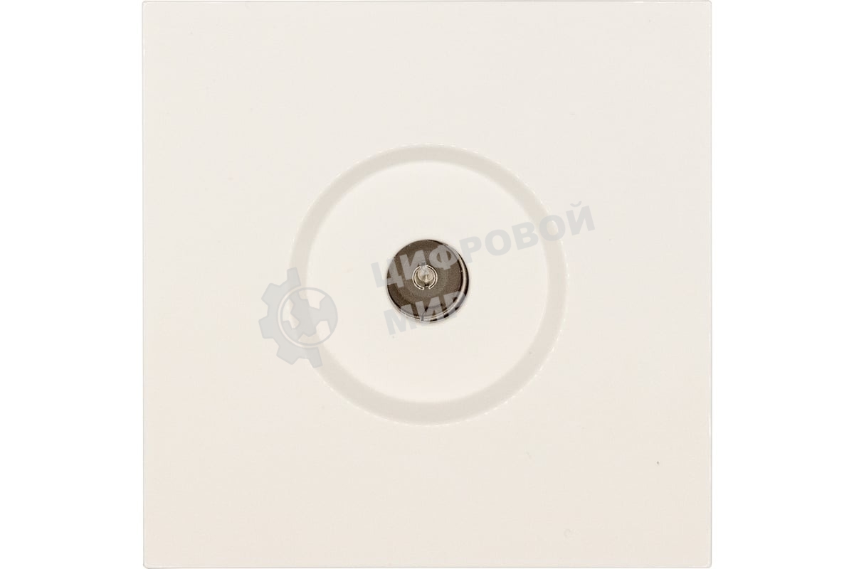 Розетка ТВ оконечная СП ZIMA IP20 слон. кость LEZARD 704-9088-130