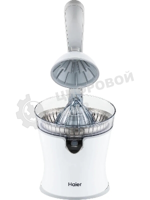 Соковыжималка Haier HJ-700 белый, цитрусовая, 100 Вт, 700 мл, механическое