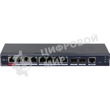 Коммутатор Dahua 10-Port Cloud Managed Desktop Gigabit Switch with 8-Port PoE