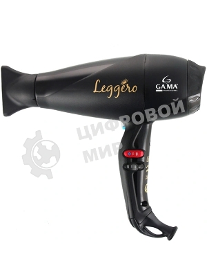 Фен GA.MA LEGGERO черный, 2400 Вт