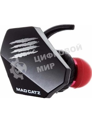 Гарнитура Mad Catz E.S. PRO+ чёрный, проводная, mini jack 3.5 мм, вставные