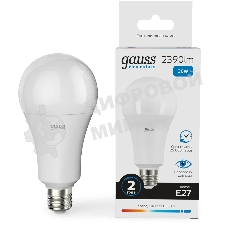 Лампа светодиодная Gauss Elementary A67 35Вт цок.: E27 груша 220B св. свеч. бел. хол. (упак.: 10 шт)