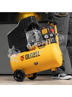 Компрессор воздушный Denzel DC1500/24 прям. привод, 1,5 кВт, 24 литра, 220 л/мин