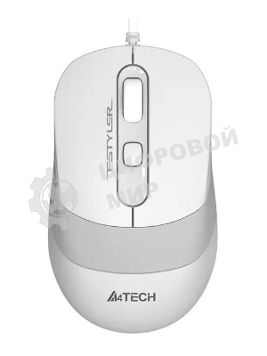 Комплект клавиатура+мышь A4Tech FStyler F1010 проводной, USB, 1600 DPI, белый/серый