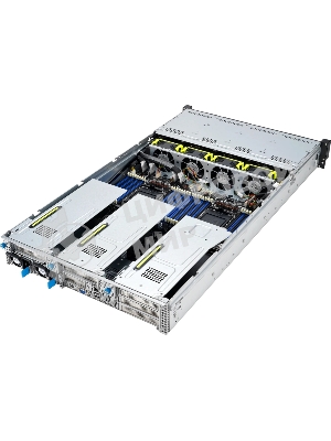 Серверная платформа ASUS RS720-E11-RS12U, 2U, 2 x LGA4677, 32 DIMM DDR5, 12=8 x NVMe/SAS*/SATA + 4 NVMe/SATA hs, 2 x M.2 slot, 2 x 10Gbe (X710) RJ45 port,Up to 8 slots PCIe 5.0, 1 x OCP 3.0, 1+1 1600W