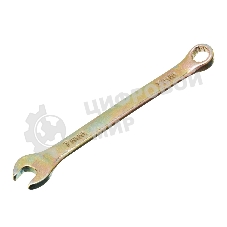 Ключ комбинированный Сибртех 7 мм, желтый цинк 14973