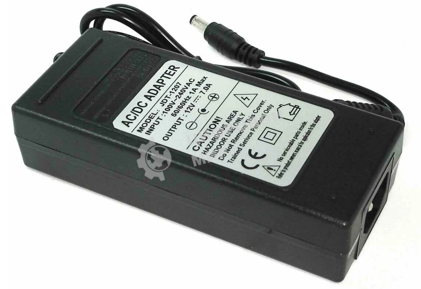 Блок питания для монитора и телевизора LCD 12V, 7A (5.5 x 2.5 мм) OEM