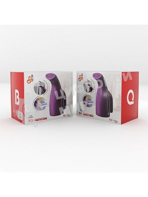 Отпариватель BQ SG1001H фиолетовый, 800 Вт, 21 г/мин, 170 мл