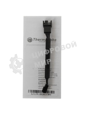 Вентилятор для корпуса Thermaltake TOUGHFAN 12 черный, 120 мм, 2000 об/мин, 22.3 дБ, 4 pin