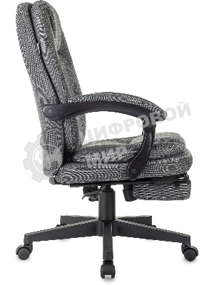 Кресло Бюрократ CH-868MSG-BF 3C1 серый, ткань, подставка для ног
