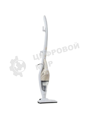 Пылесос вертикальный Galaxy GL 6225 белый, питание от сети, 150 Вт, уборка сухая, пылесборник 0.8 л