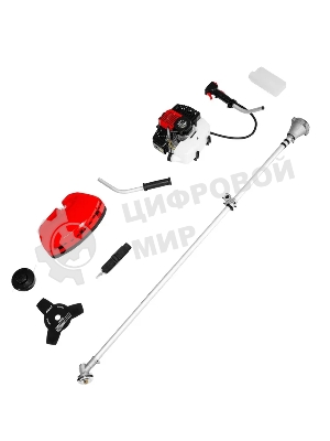 Триммер бензиновый MTX MT-43, 43 см3, неразъемная штанга, состоит из 2 частей