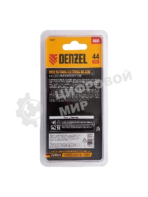 Насадка для МФИ Denzel режущая Т-образная, BiM, по металлу и дереву, 44 x 1,4 мм, мелкий зуб