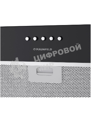 Вытяжка встраиваемая Maunfeld Crosby Singl 60 черный, 60 см, 850 куб. м/ч, 48 дБ