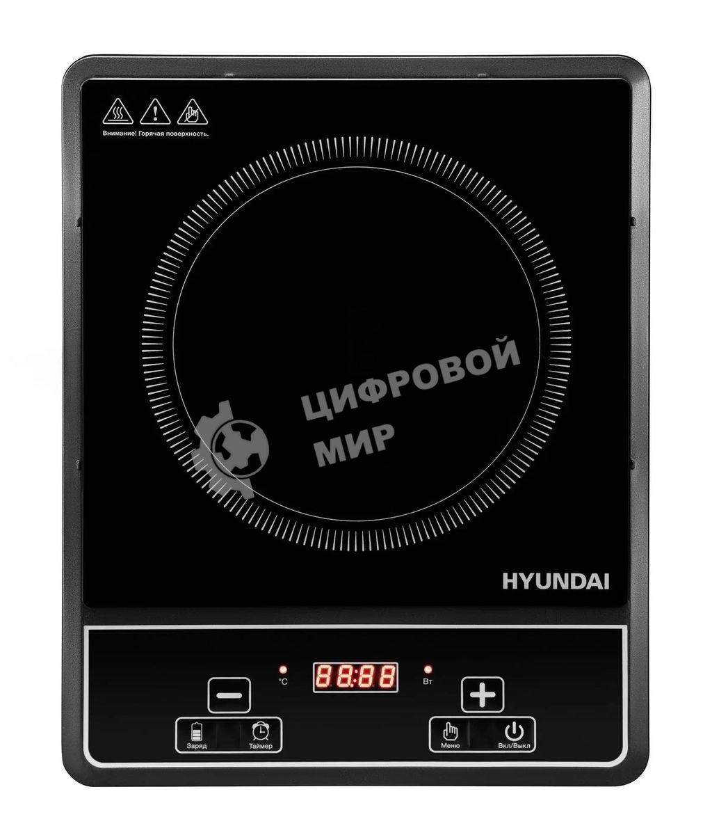 Плита электрическая Hyundai HYC-0121 черный пирокерамика (настольная)